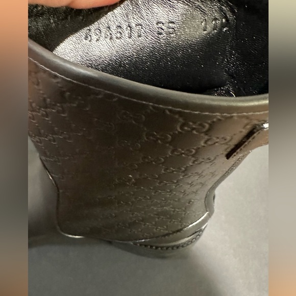 Gucci Micro GG Supreme Leather Short Boots - Picture 3 of 6